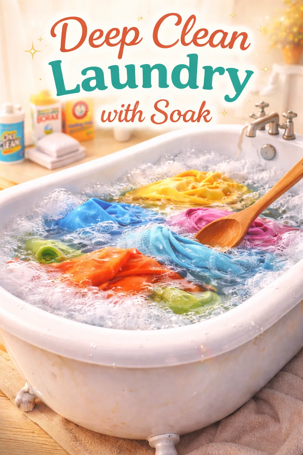 How To Deep Clean Laundry With A Powerful Soak