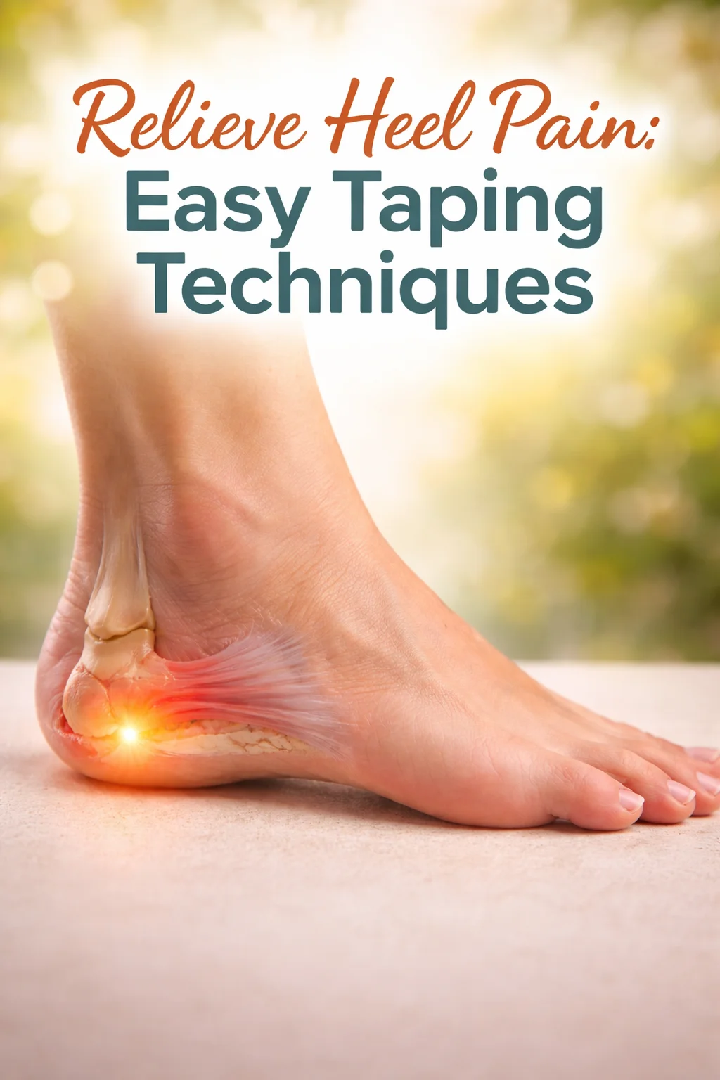 How to Relieve Heel Pain with Taping Techniques