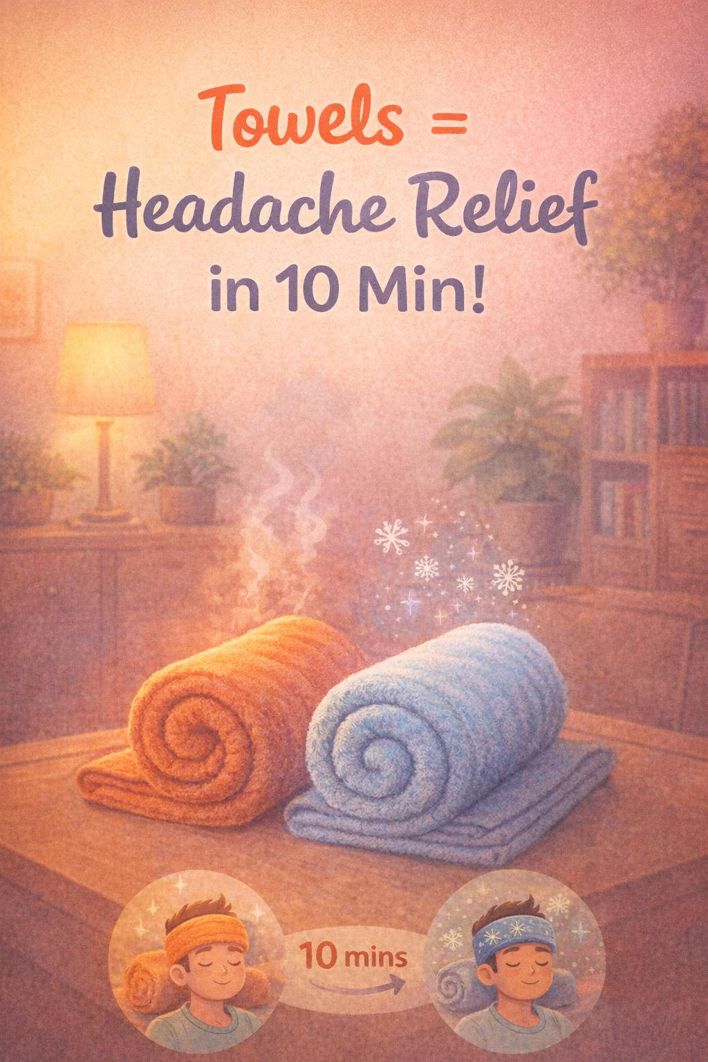 How Towels Can Relieve Headaches in 10 Minutes