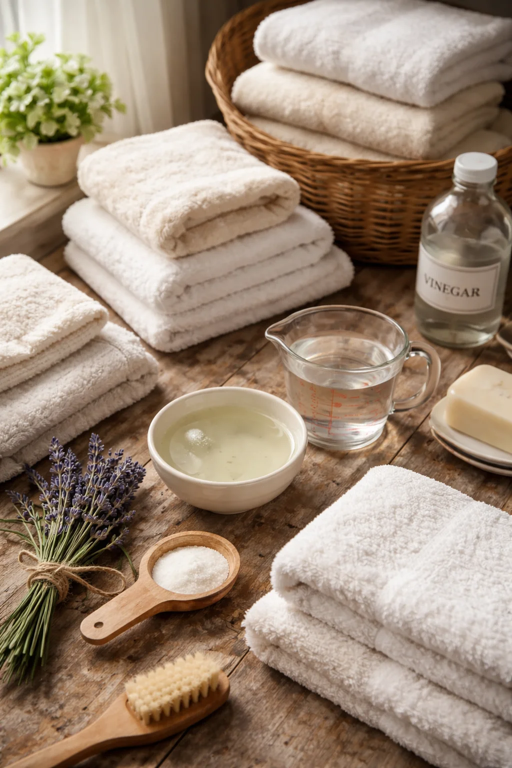 How Vinegar Can Make Your Clothes Whiter and Towels Softer