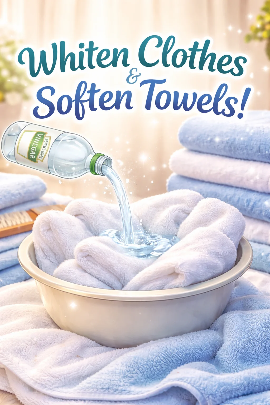 How Vinegar Can Make Your Clothes Whiter and Towels Softer