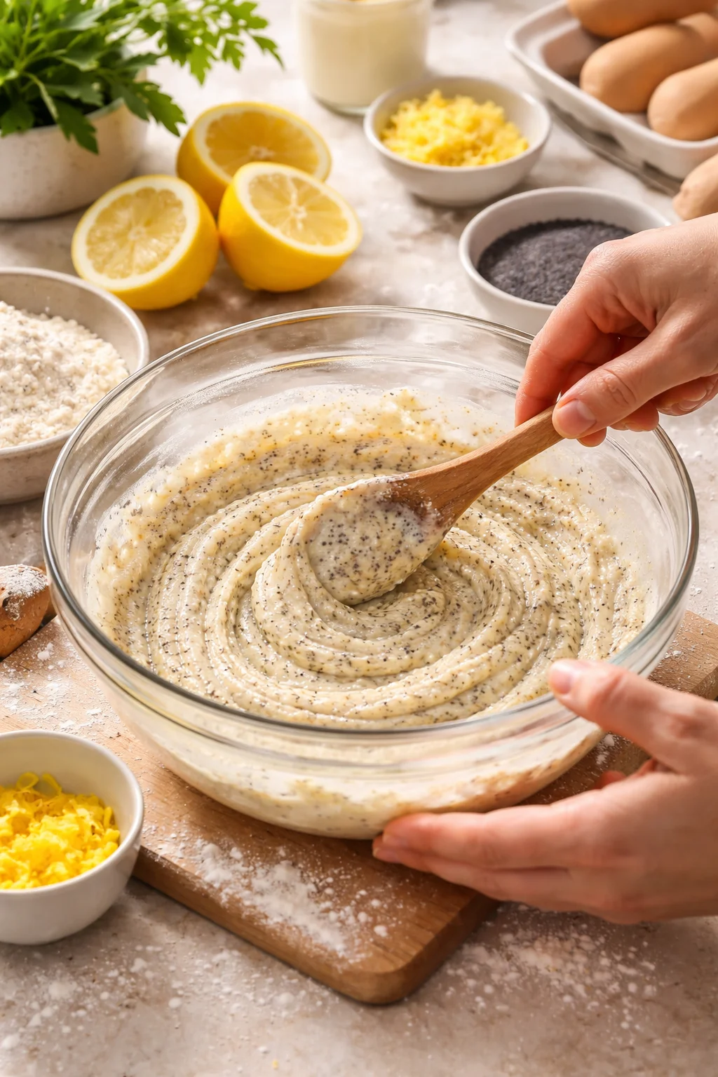 Lemon Poppy Seed Cupcakes with Cake Mix
