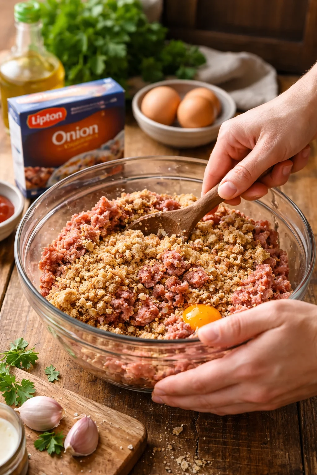 LIPTON ONION SOUP MEATLOAF