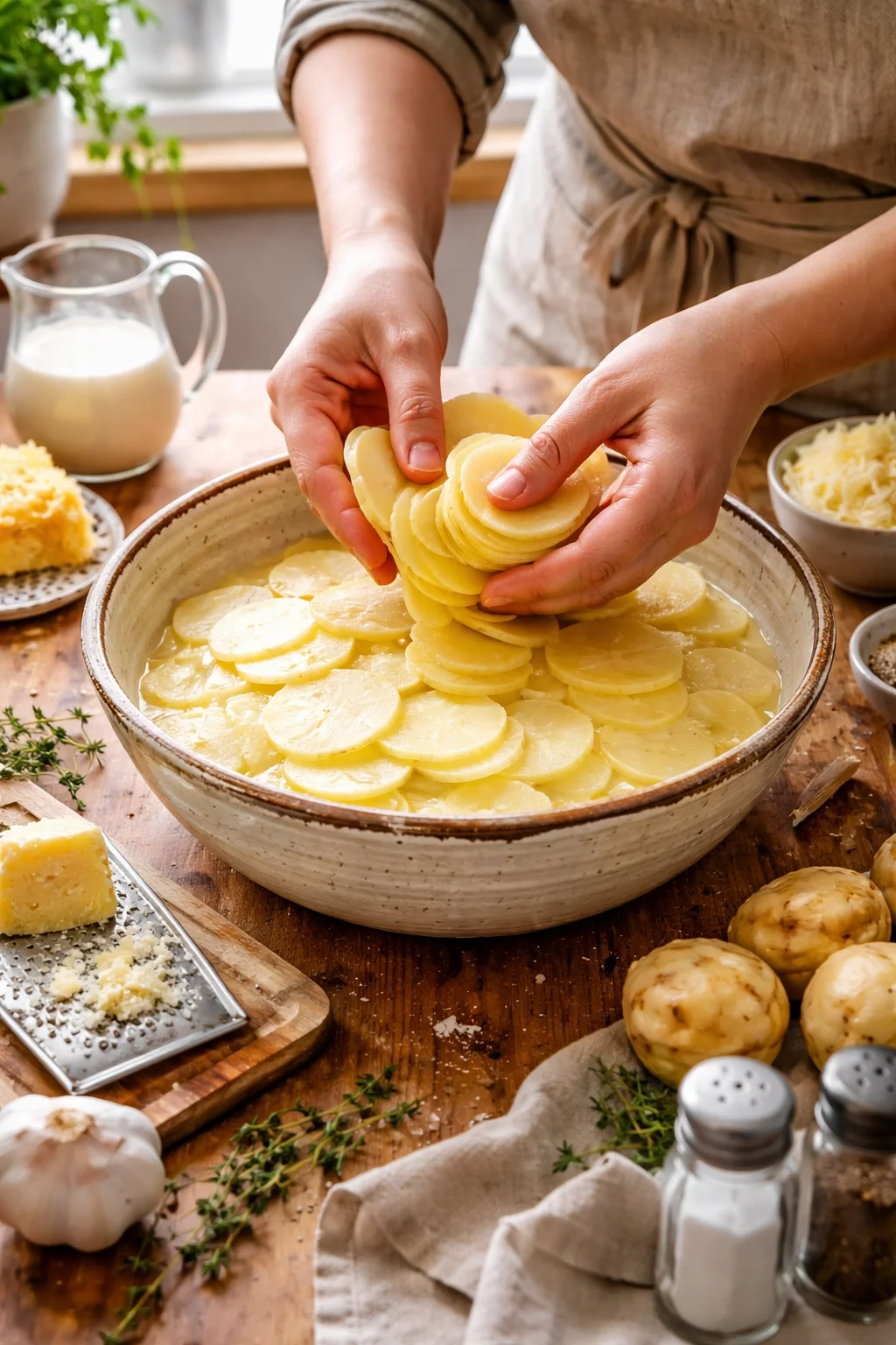 LOADED SCALLOPED POTATOES