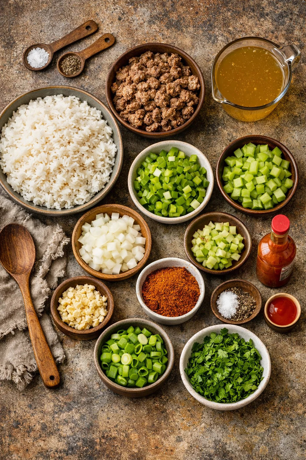 LOUISIANA RICE DRESSING RECIPE