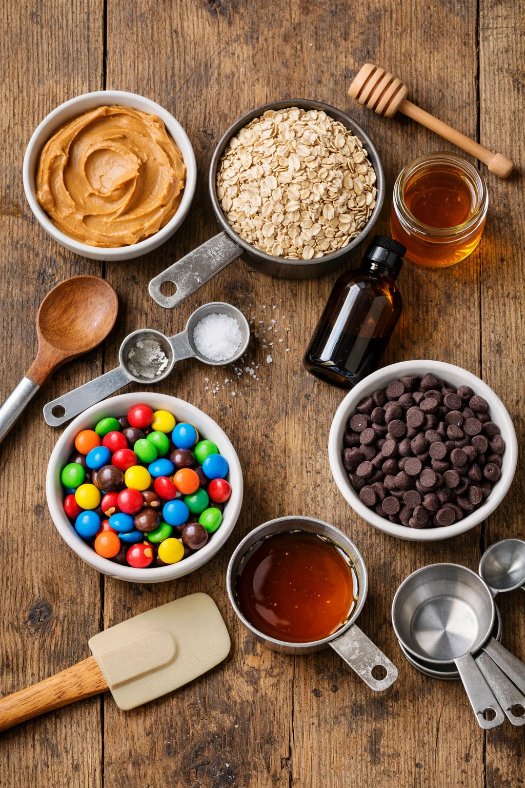 NO-BAKE MONSTER COOKIES