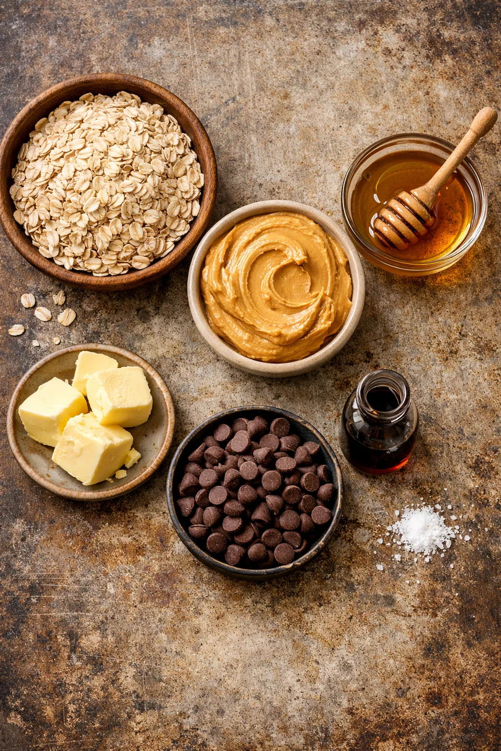 No‑Bake Chocolate Peanut Butter Oat Bars