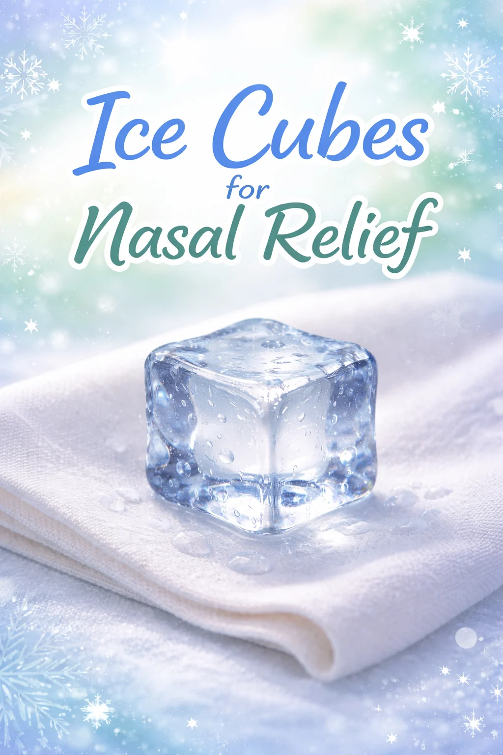 ow Ice Cubes Can Relieve Nasal Congestion