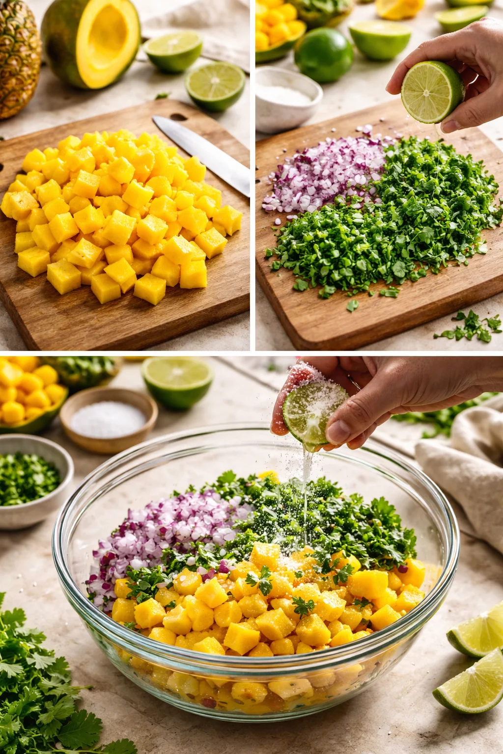 PINEAPPLE MANGO SALSA