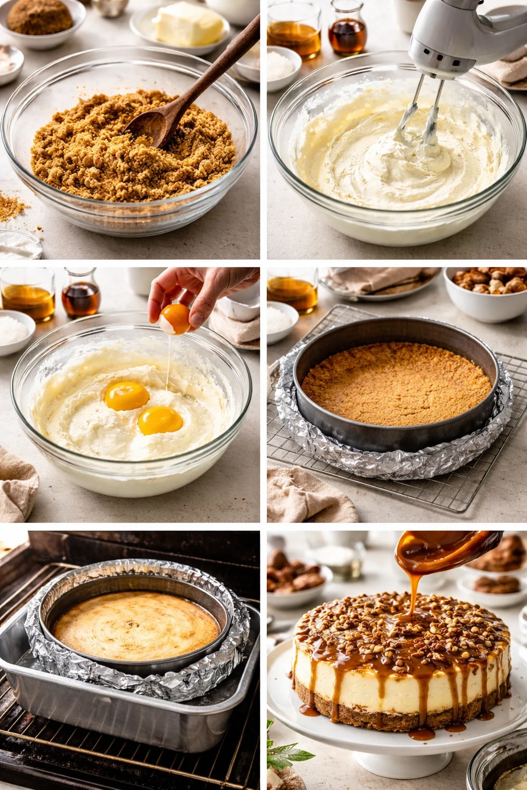 praline caramel cheesecake