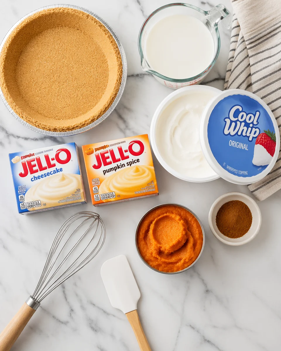 Pumpkin Spice Jello Pie