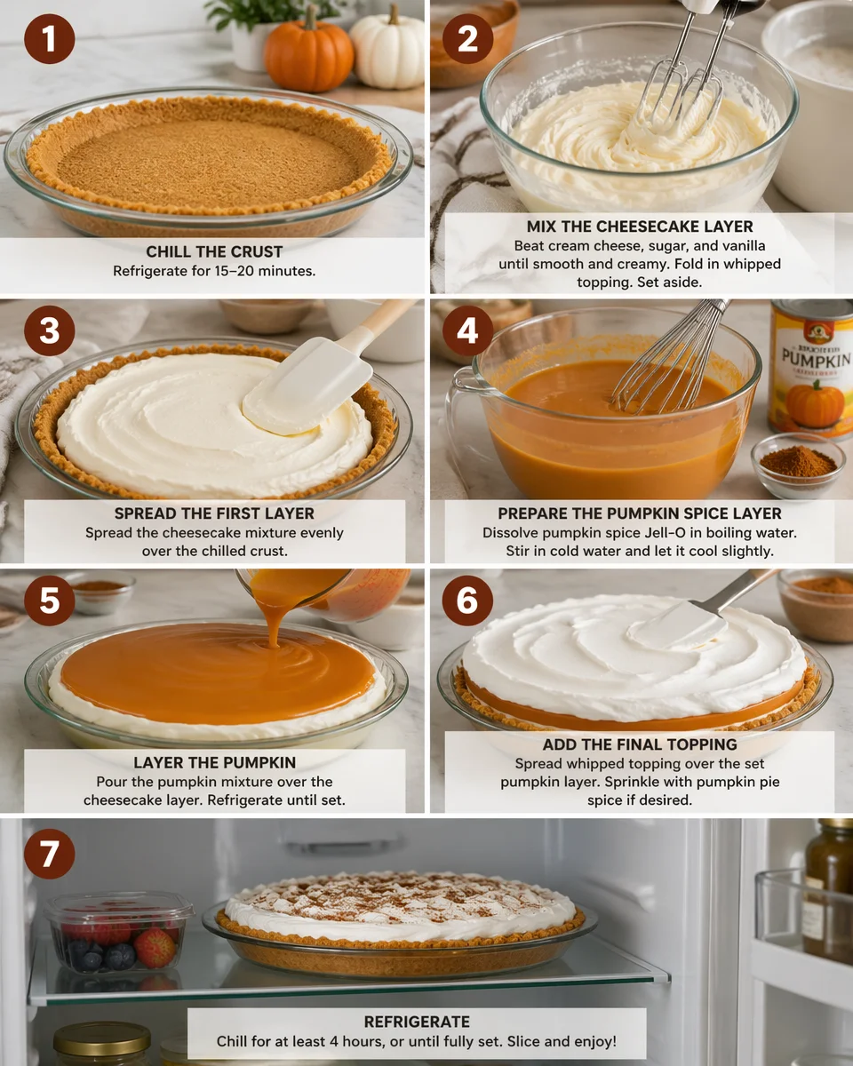 Pumpkin Spice Jello Pie