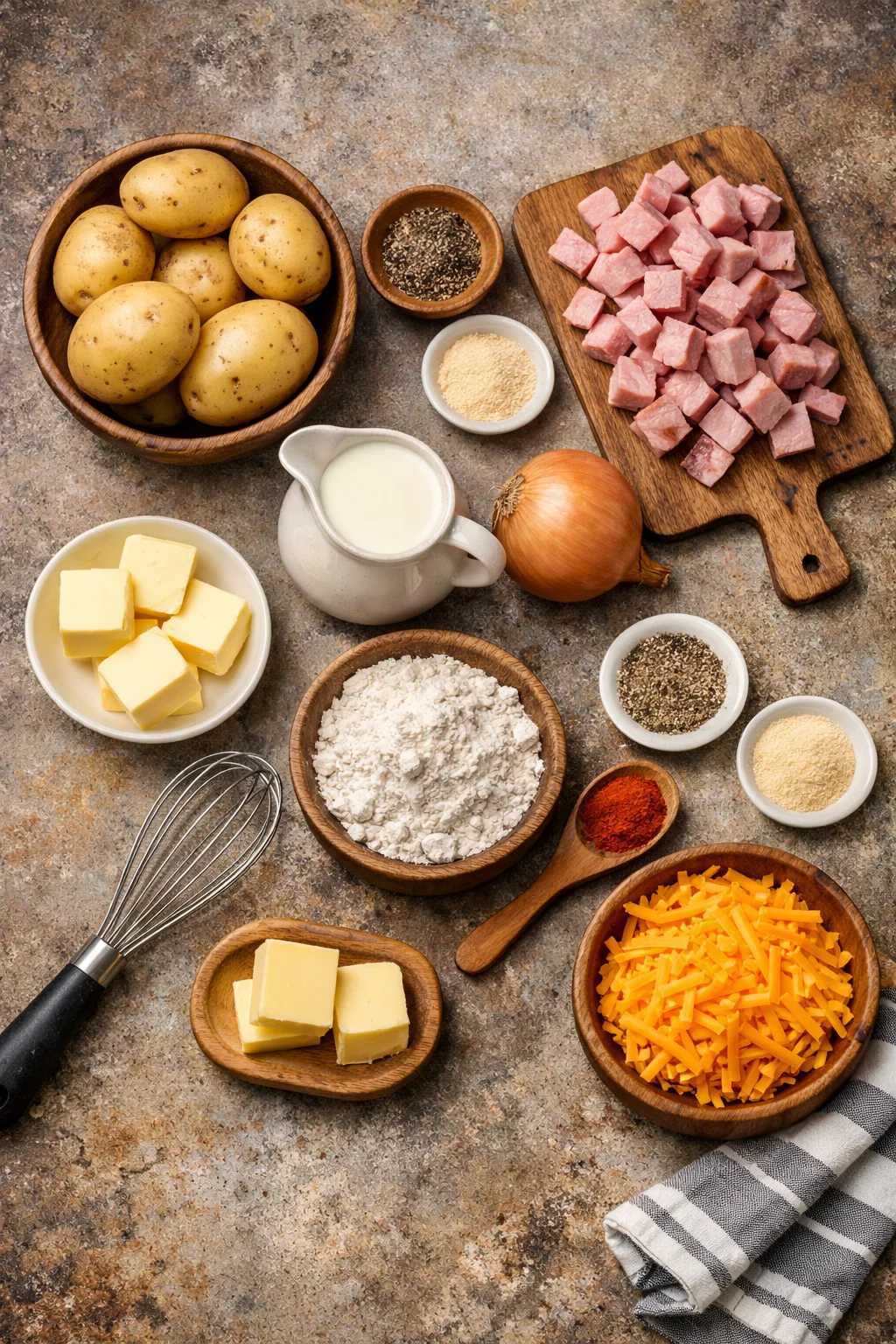 Slow Cooker Scalloped Potatoes and Ham