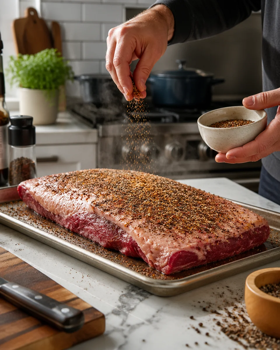 SLOW COOKING BRISKET (Oven Baked)
