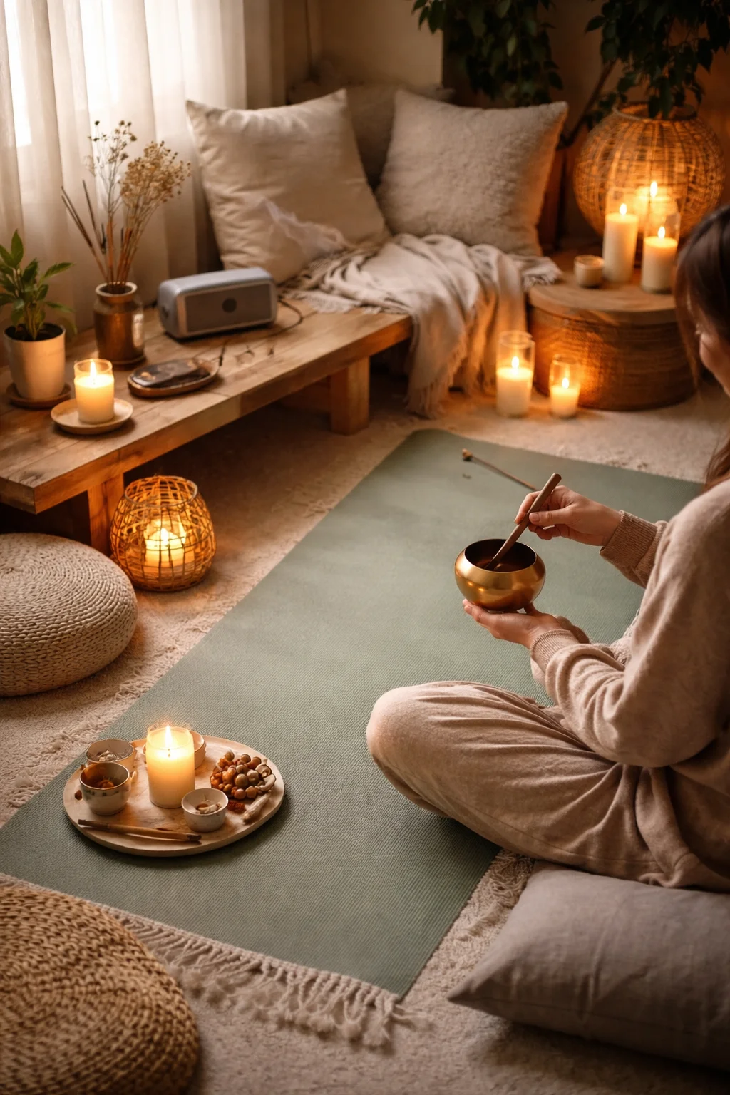 The Benefits Of A Morning Meditative Pose