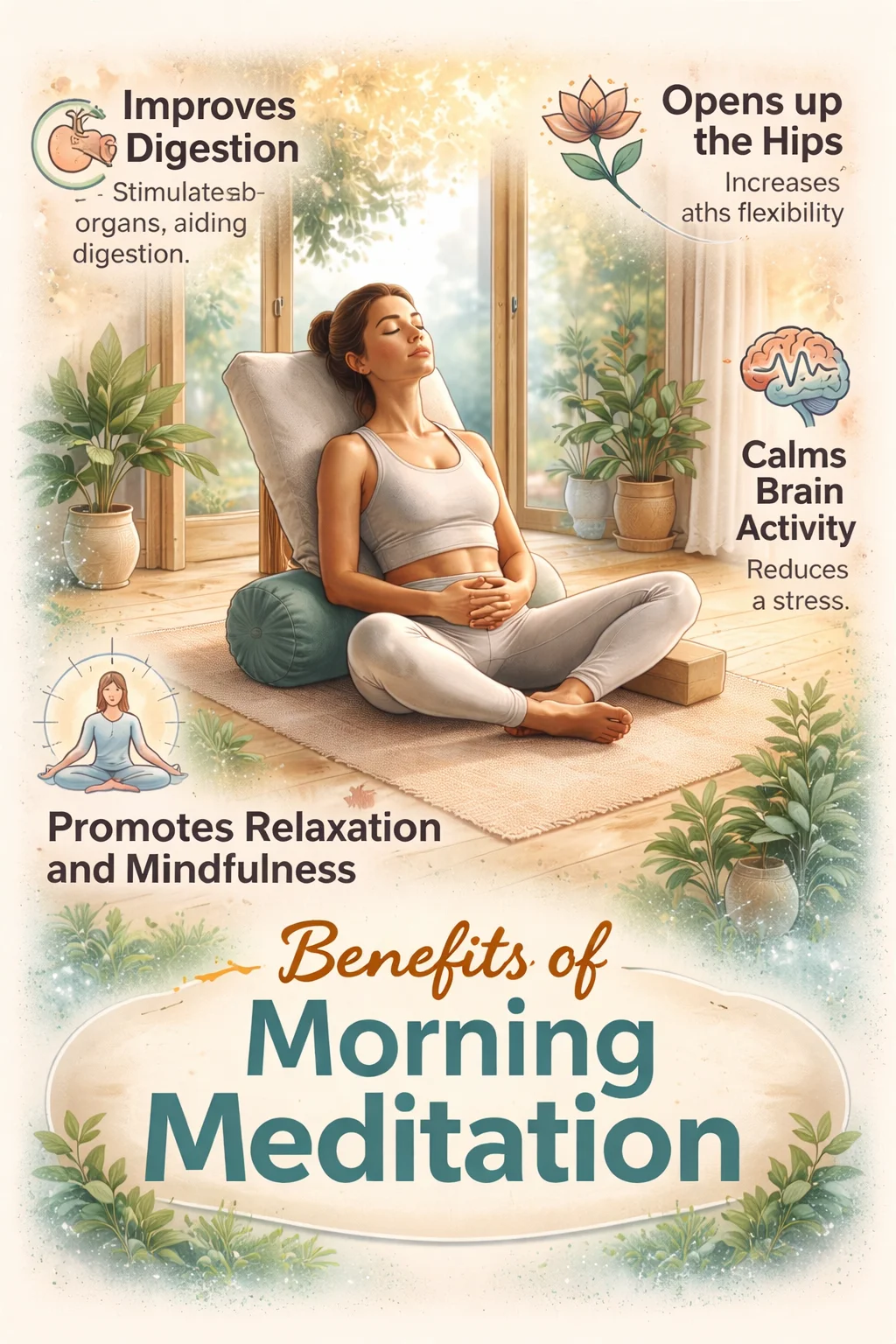 The Benefits Of A Morning Meditative Pose