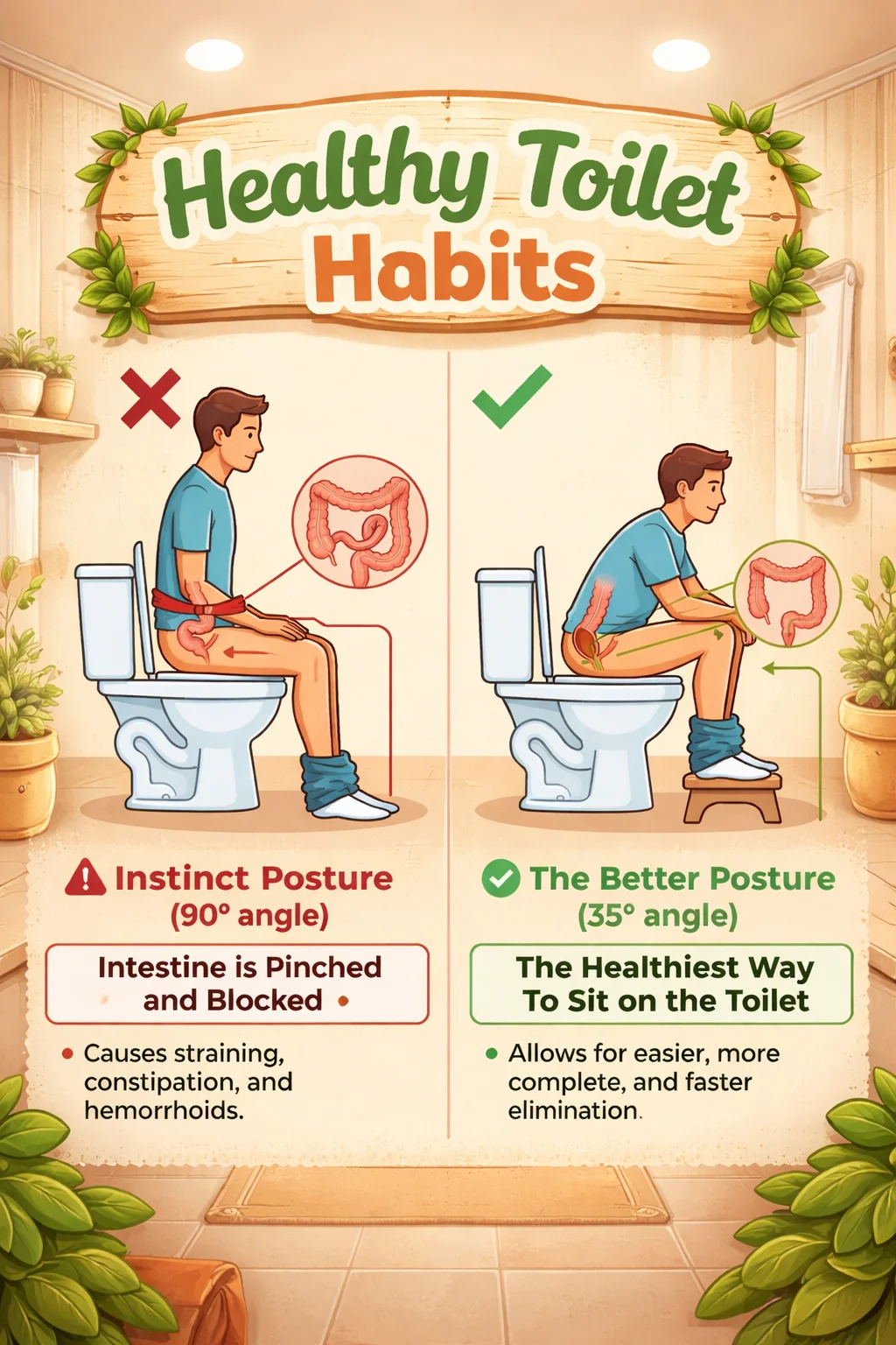 The Healthier Way to Sit on the Toilet