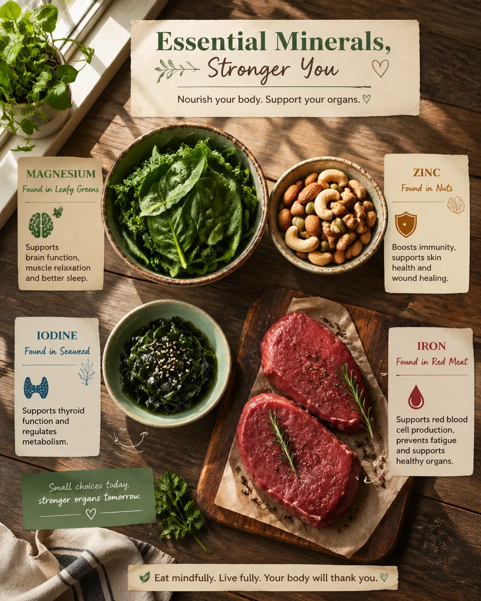 The Minerals Your Organs Need Most