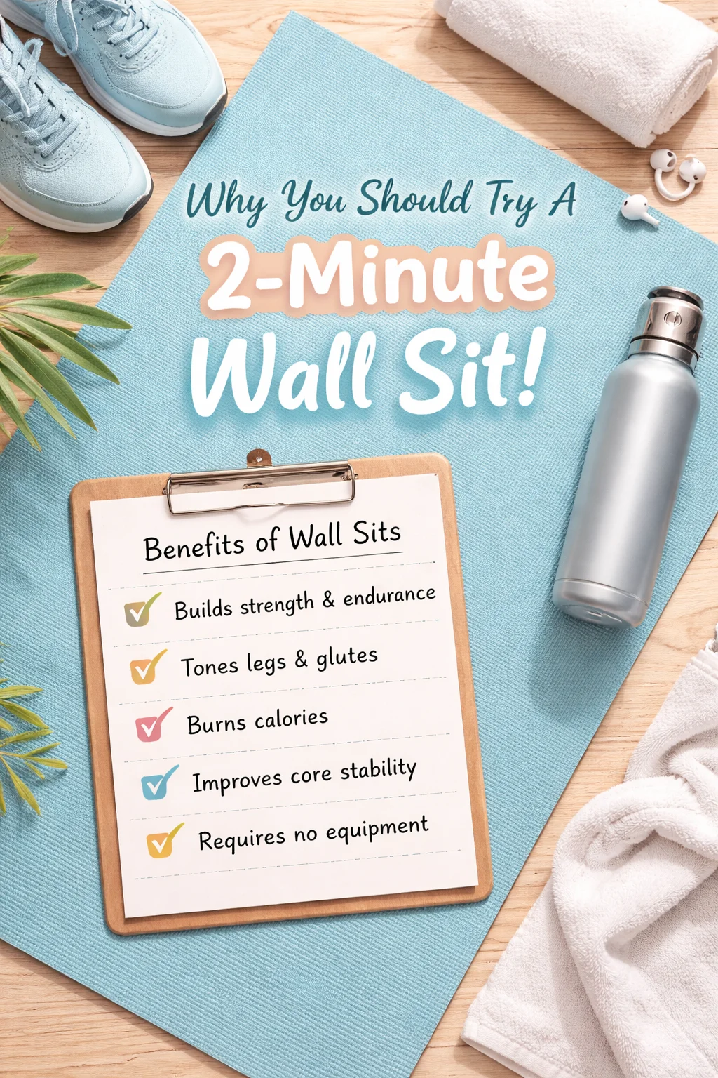 The Surprising Benefits Of A 2-Minute Wall Sit
