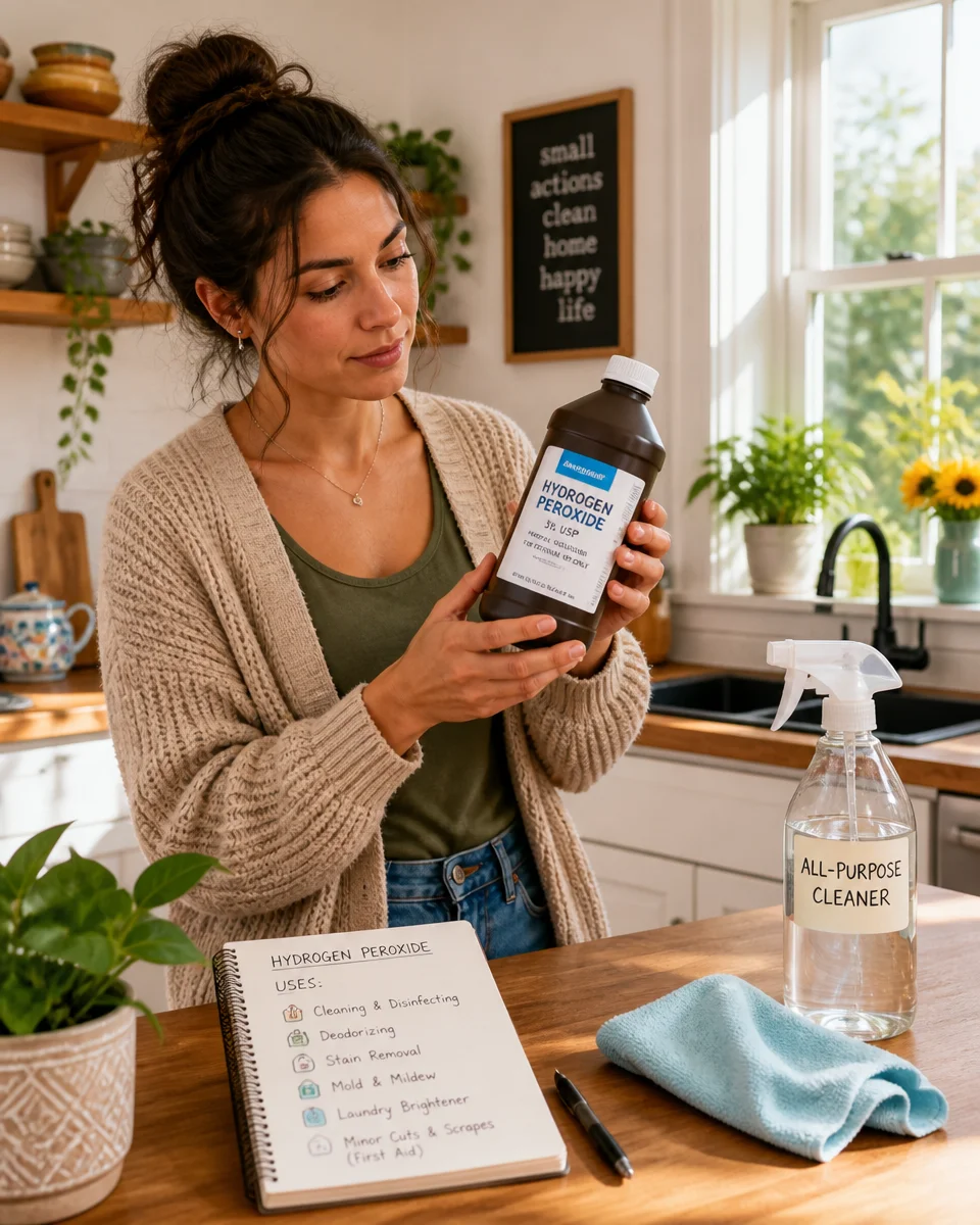 15 Household Uses For Hydrogen Peroxide That Earn A Spot In Your Cleaning Cabinet