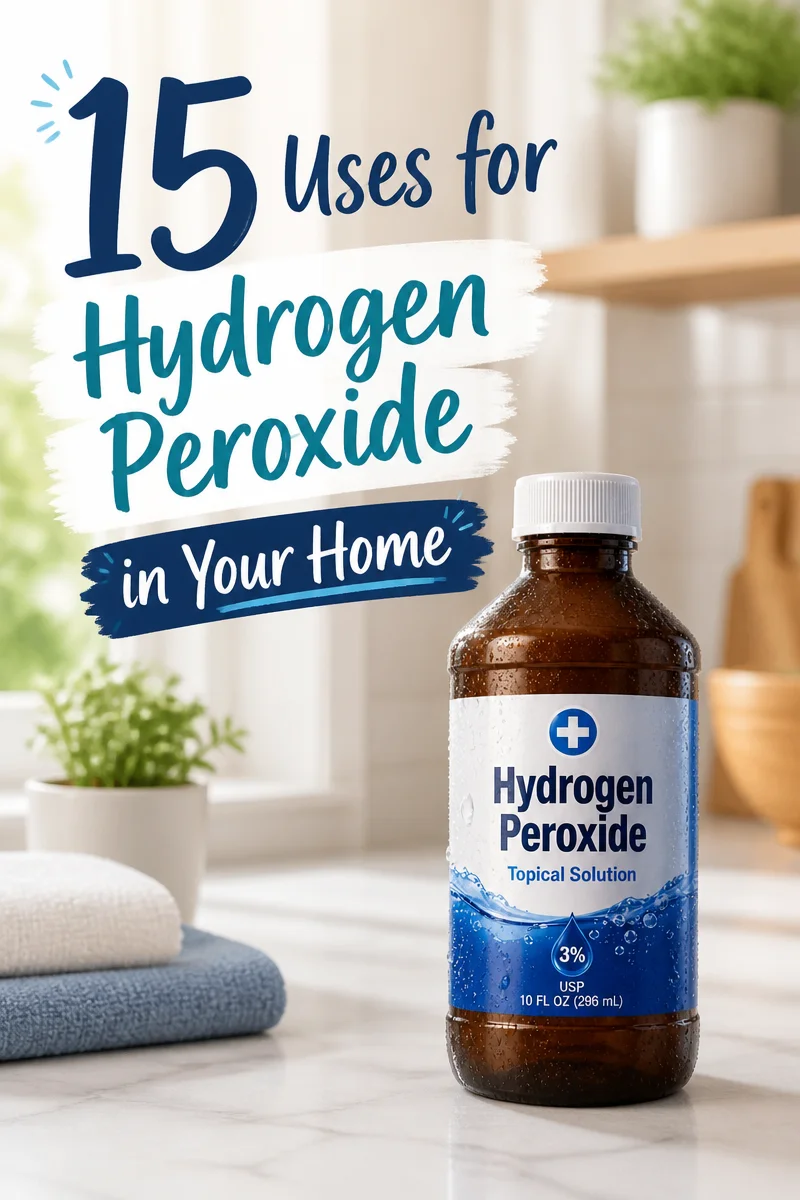 15 Household Uses For Hydrogen Peroxide That Earn A Spot In Your Cleaning Cabinet