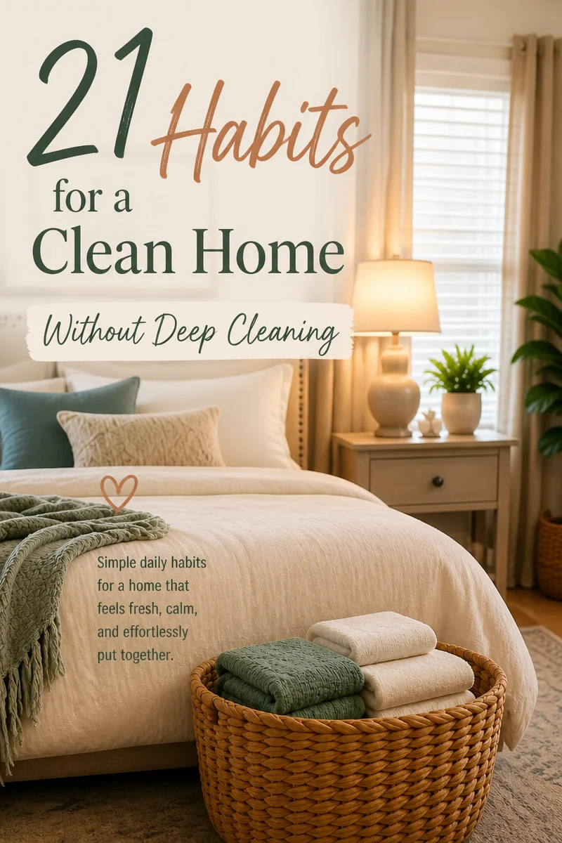 21 Habits That Keep A Home Looking Clean Without Constant Deep Cleaning