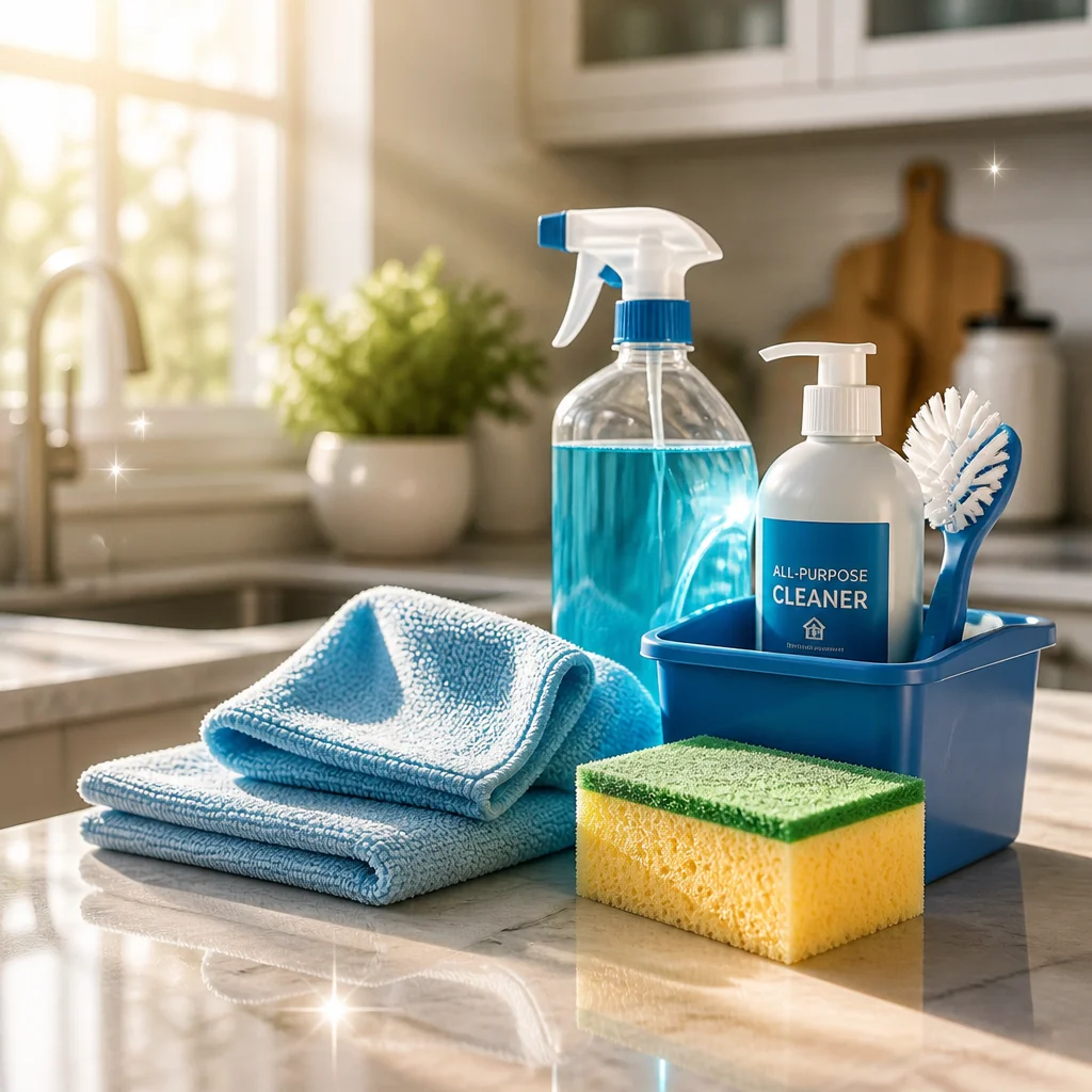 Image of effective home hacks that simplify daily cleaning tasks.