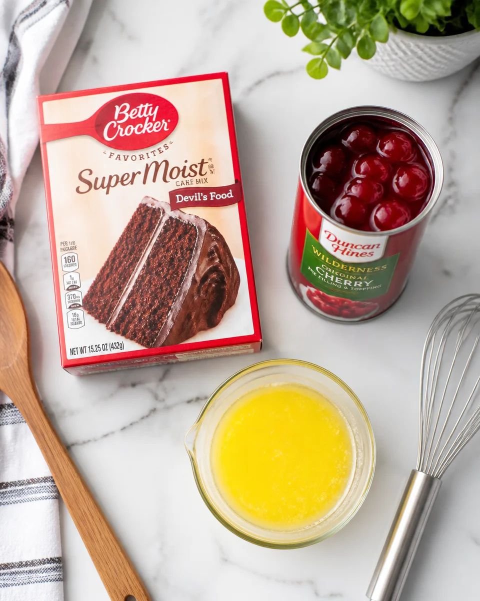 3-Ingredient Chocolate Dump Cake (So Easy!)