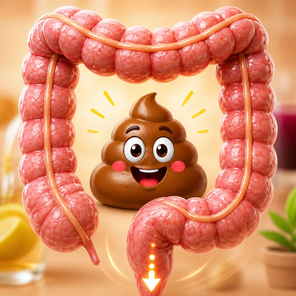 A variety of drinks that can help relieve constipation naturally.