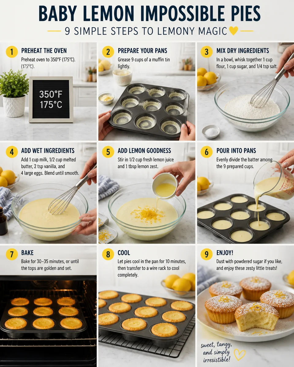 Baby Lemon Impossible Pies