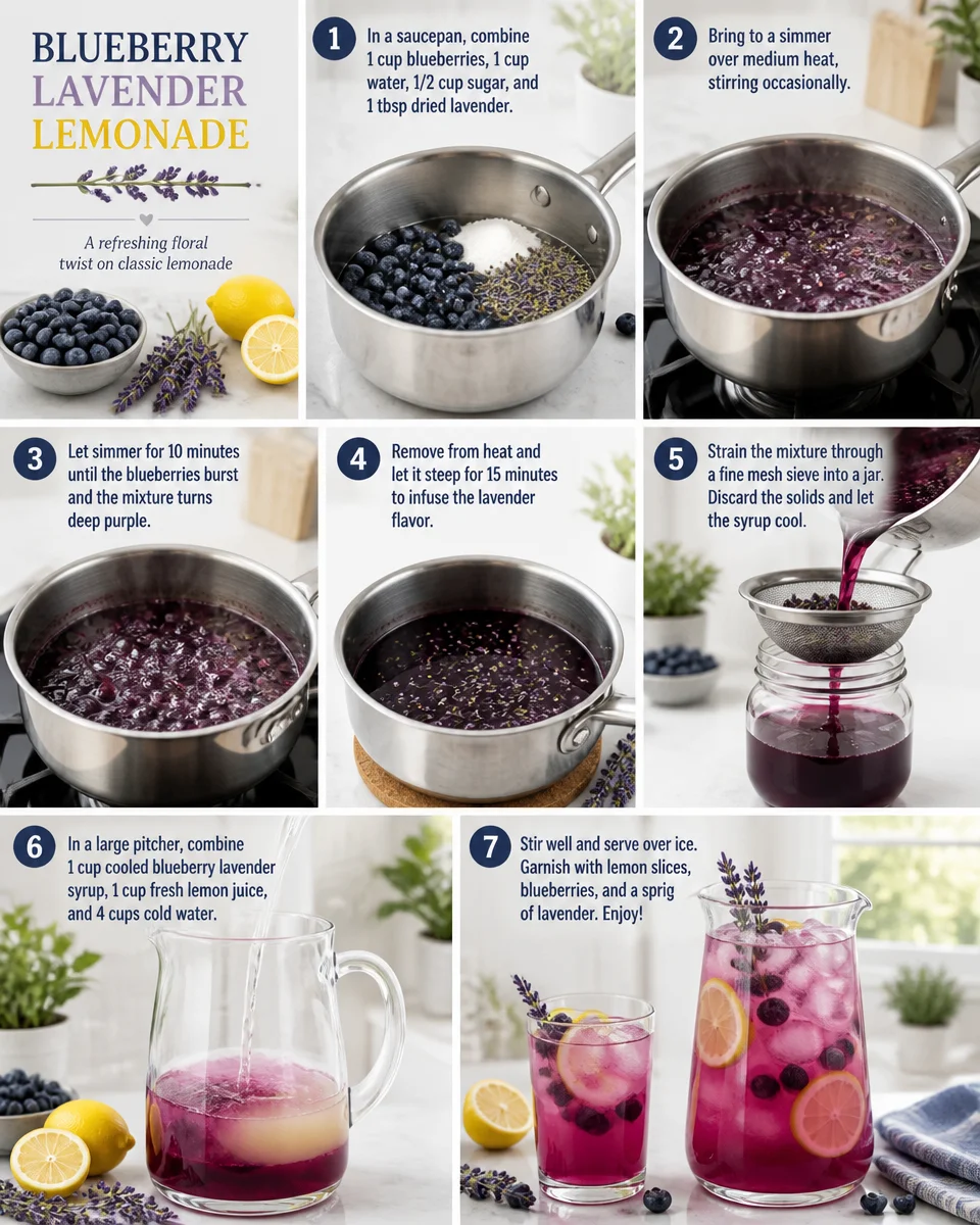 Blueberry Lavender Lemonade