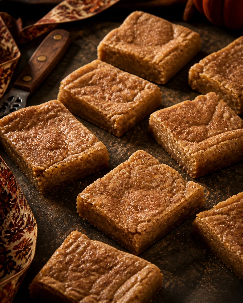 Brown Butter Snickerdoodle Blondies