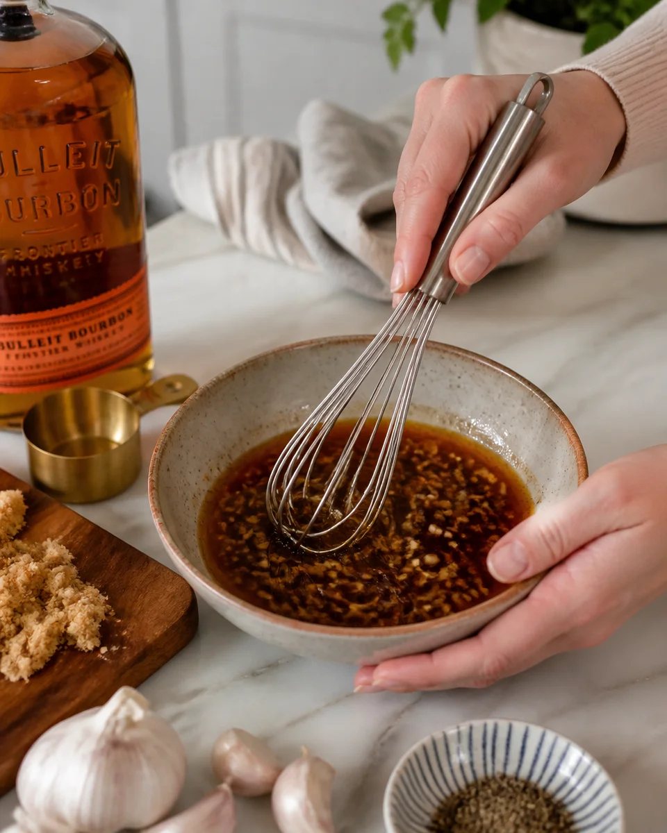 Brown Sugar Bourbon Glazed Grilled Chicken