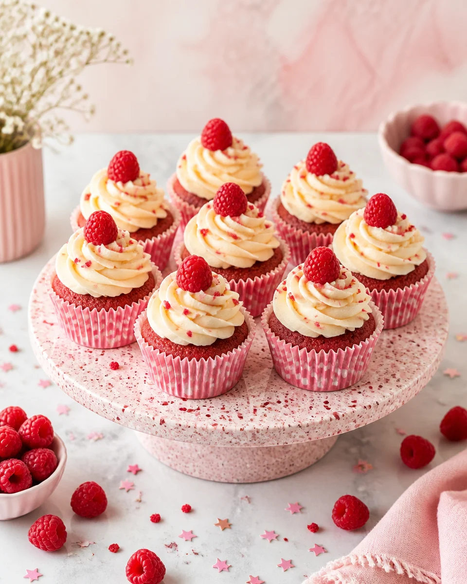 Chocolate Raspberry Heaven Cupcakes