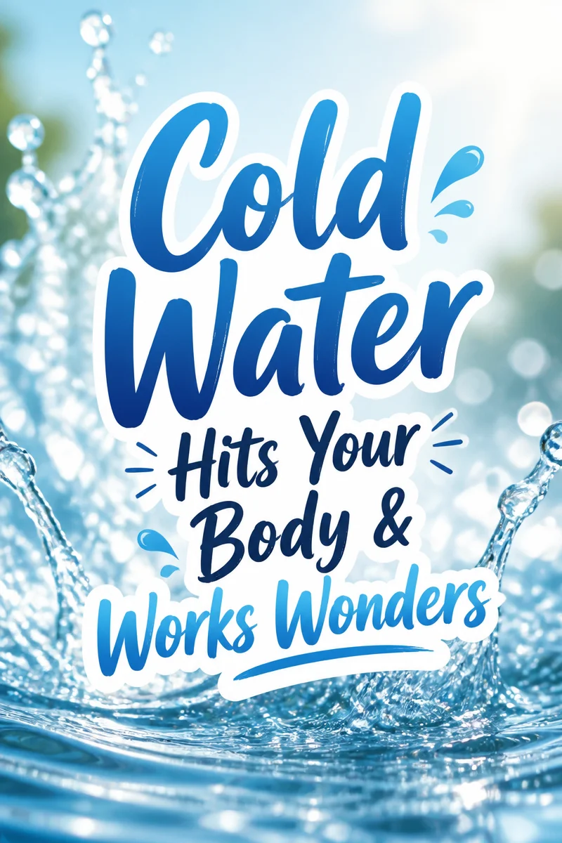 Cold Water Hits Your Body and Works Wonders