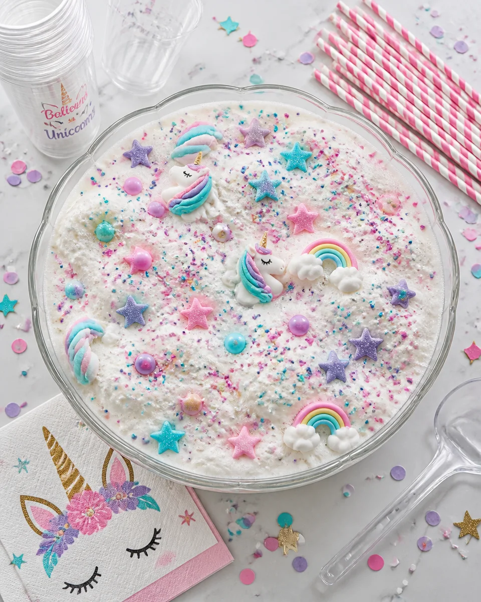 Cotton Candy Punch with Sherbet
