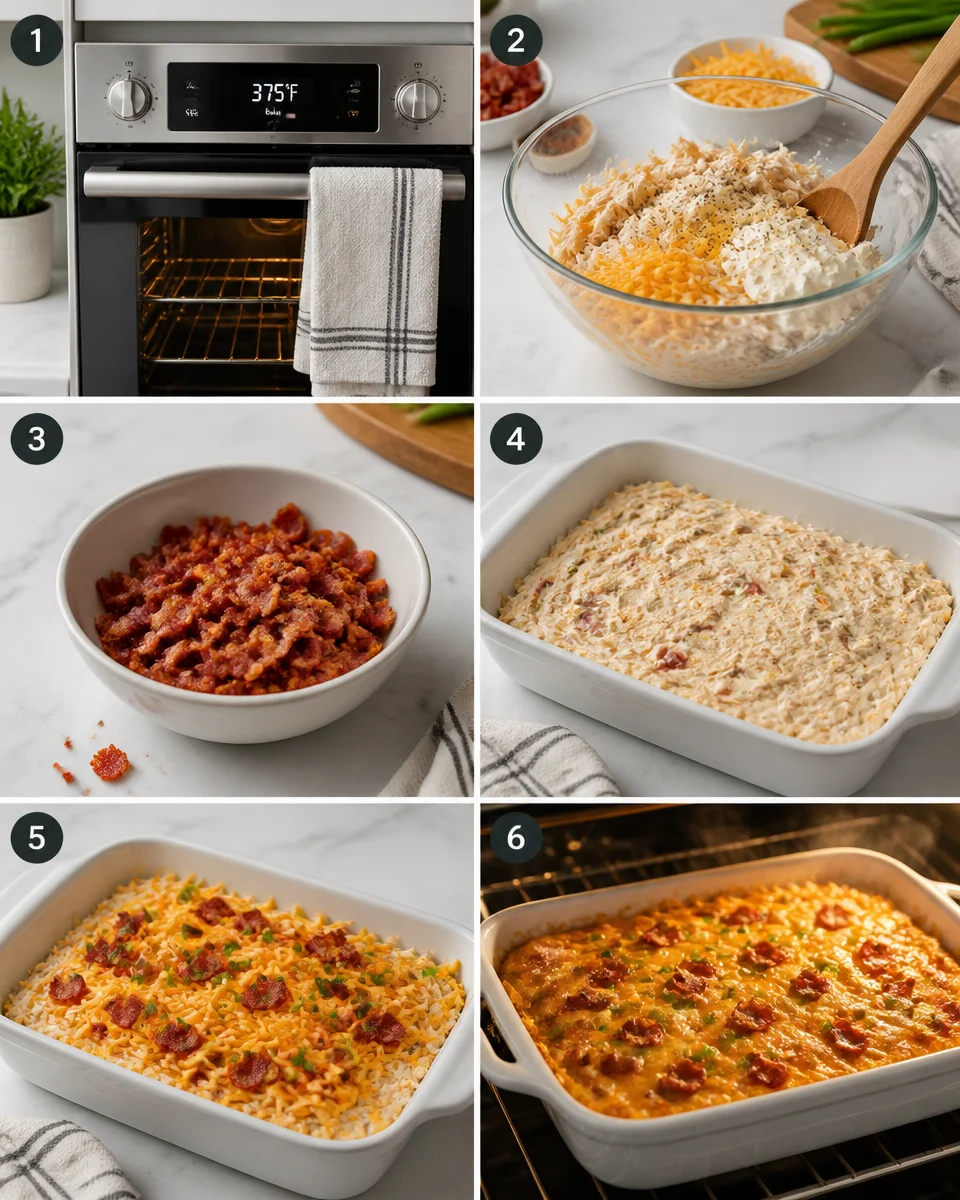 Crack Chicken Casserole (Only 4 Ingredients!)