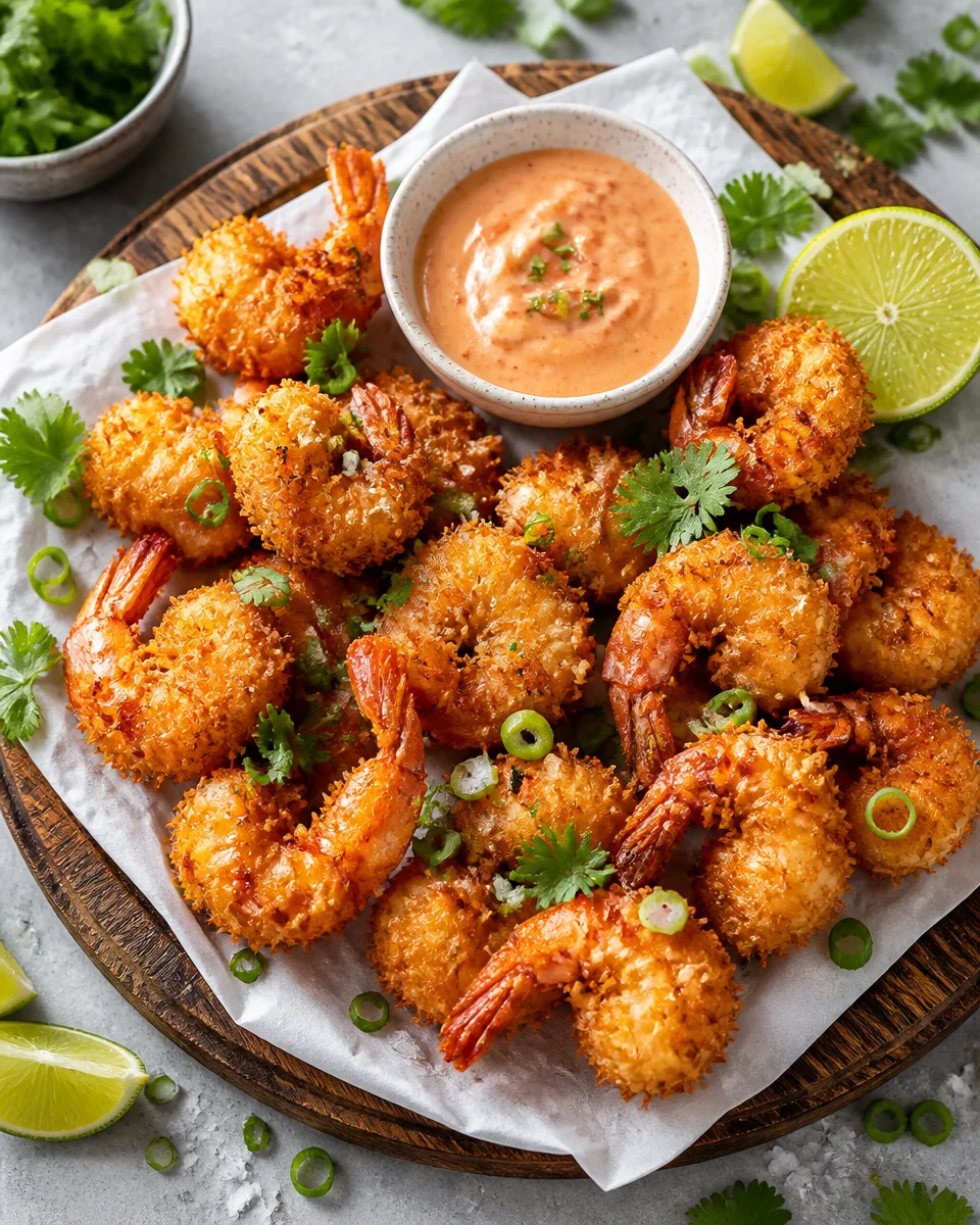 Crispy Coconut Shrimp with Sweet Chili Dipping Sauce