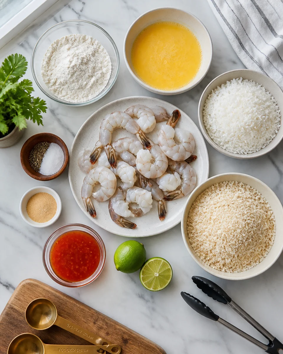 Crispy Coconut Shrimp with Sweet Chili Dipping Sauce