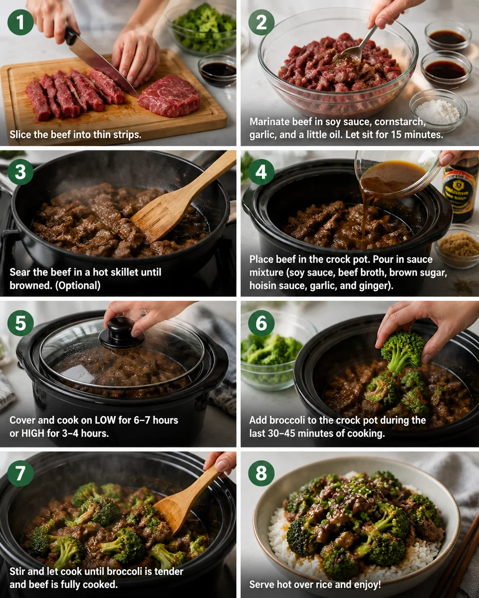 Crock Pot Beef and Broccoli