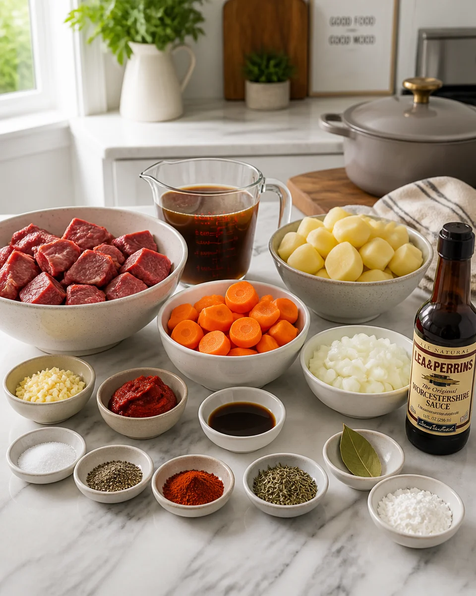 Crock Pot Beef Stew with Potatoes and Carrots