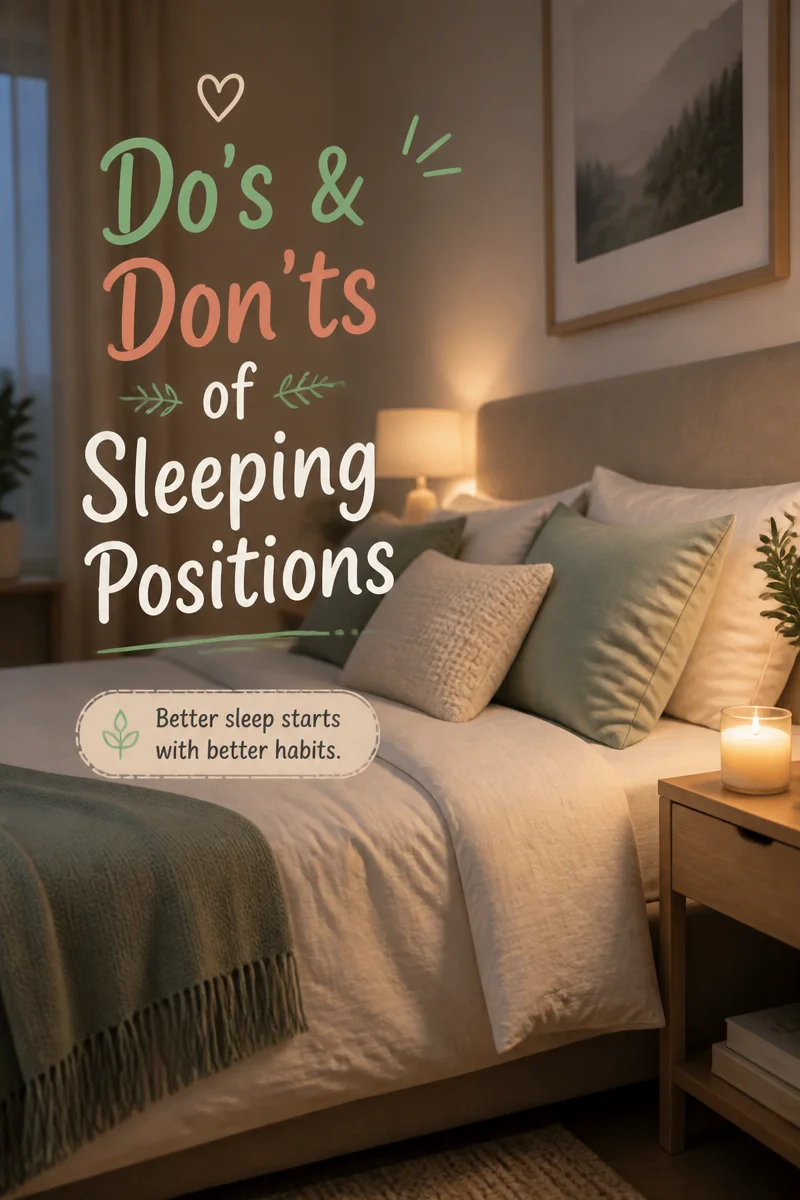 Do’s And Don’ts Of Sleeping Positions To Relieve Back And Neck Pain