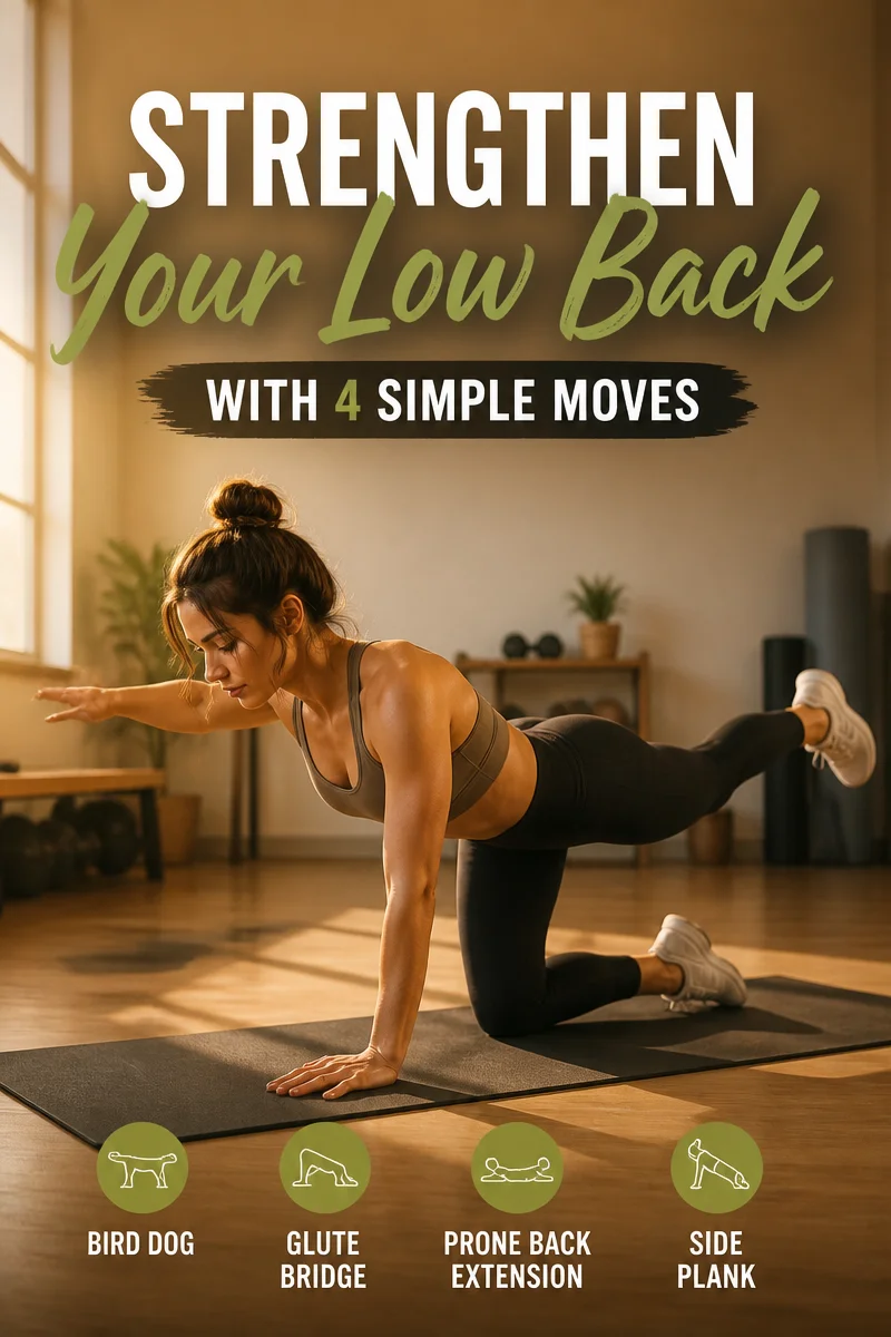 How To Strengthen Low Back With 4 Simple Moves