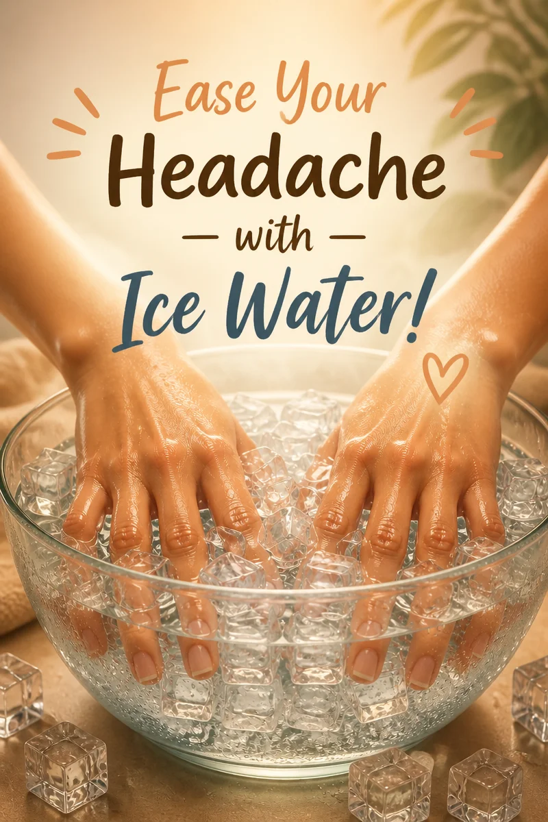 Ice Water Hand Flexing Can Ease Headache Pain