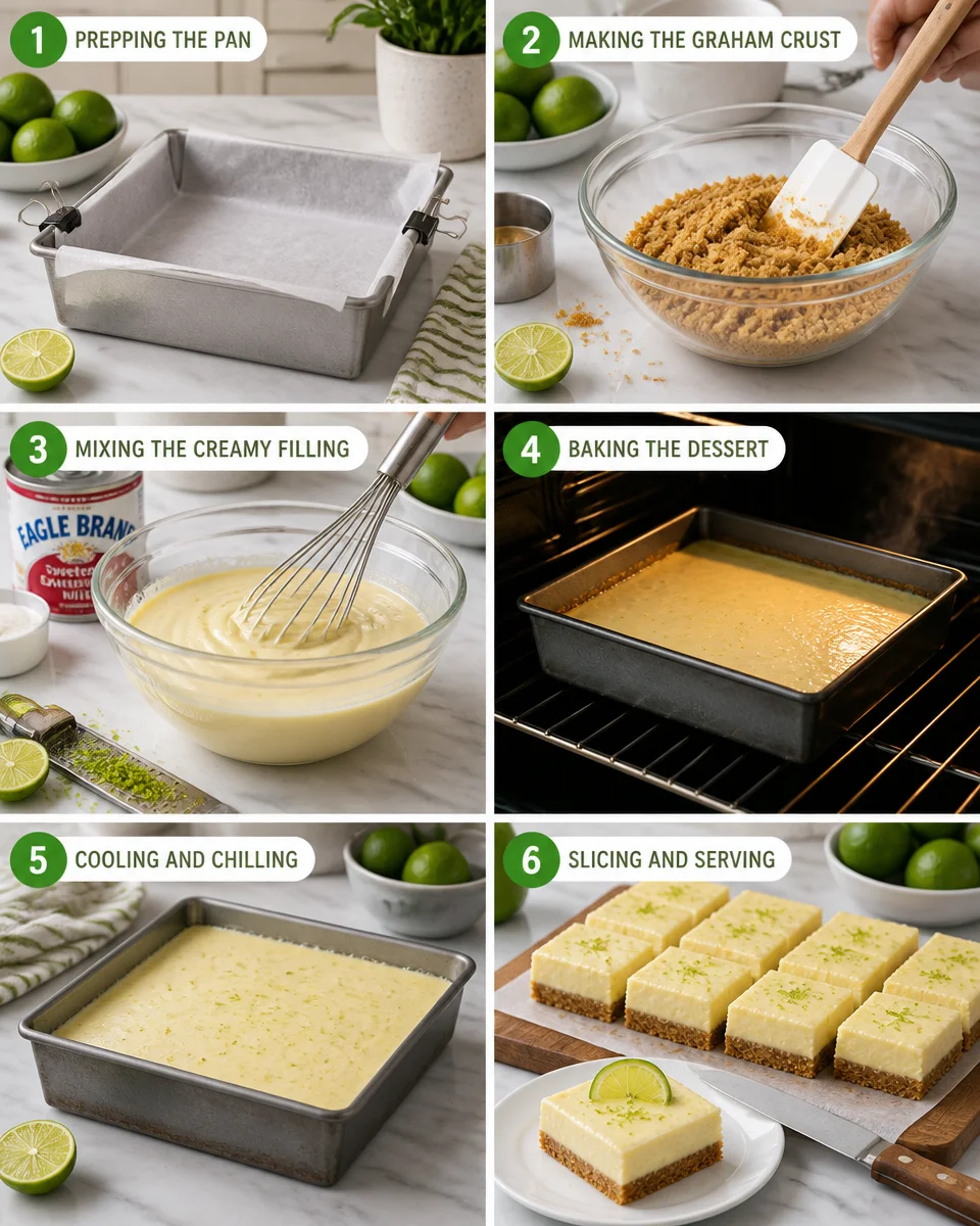 Key Lime Pie Bars with Buttery Graham Crust