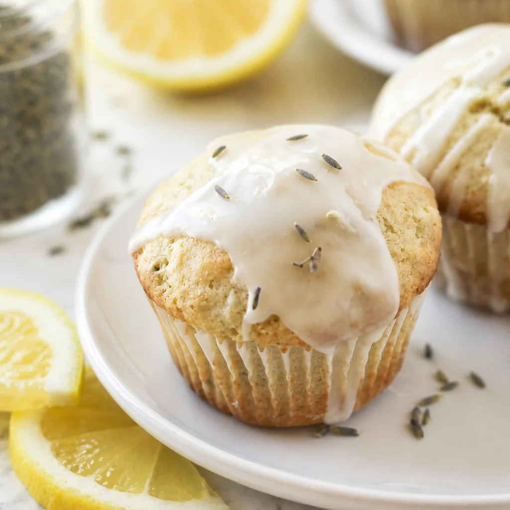 Lavender Honey Lemon Heaven Cupcakes with floral frosting and lemon zest topping.