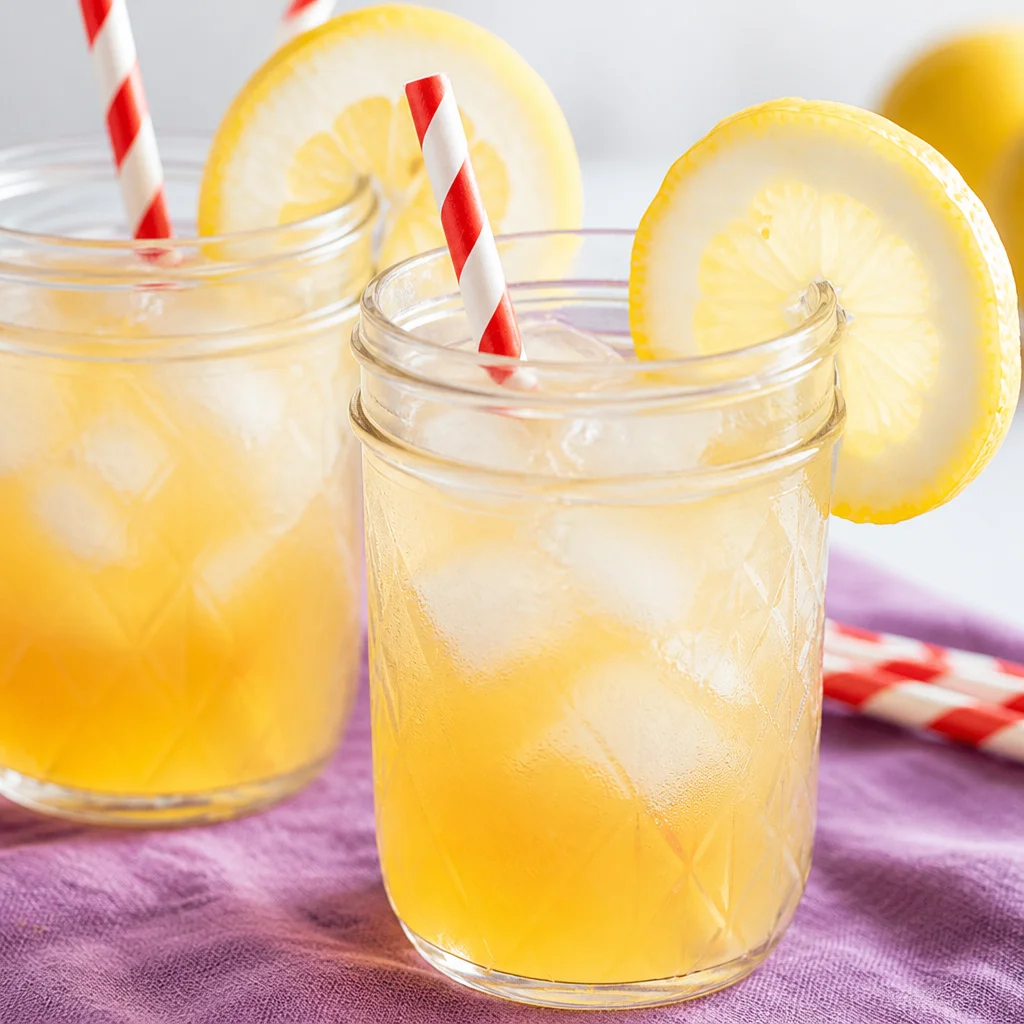 Refreshing Lavender Honey Lemonade with floral notes and sweet honey flavor