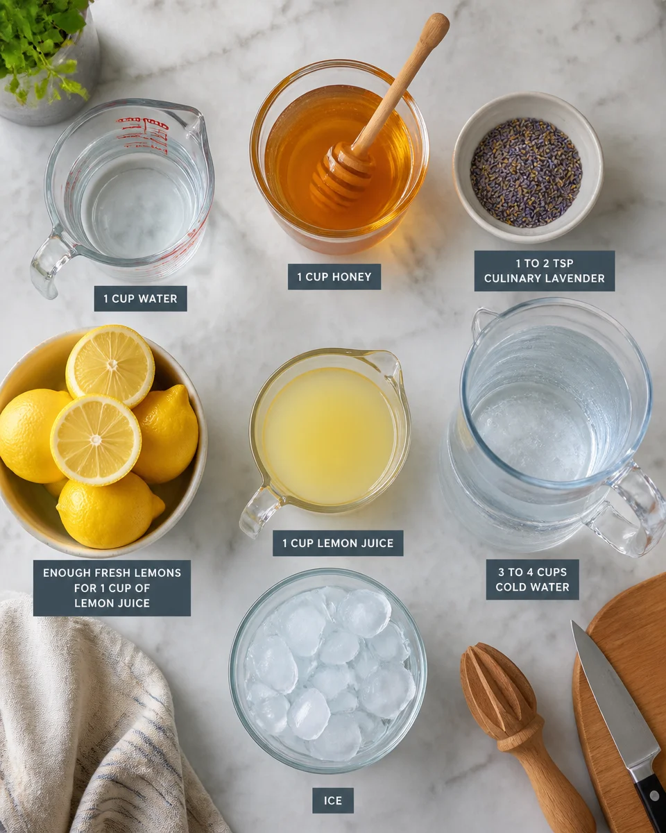 Lavender Honey Lemonade