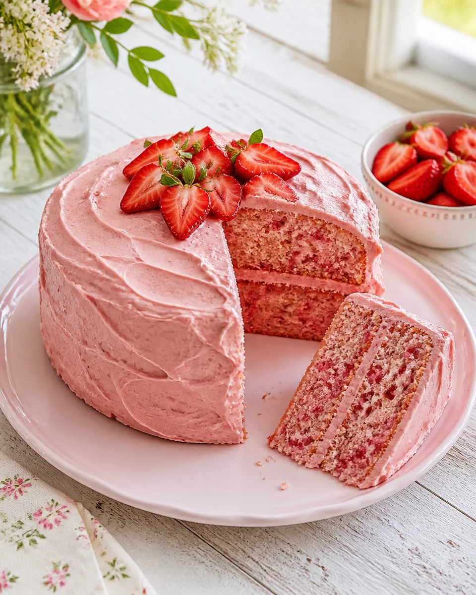 Mama Seward's Famous Strawberry Cake Recipe