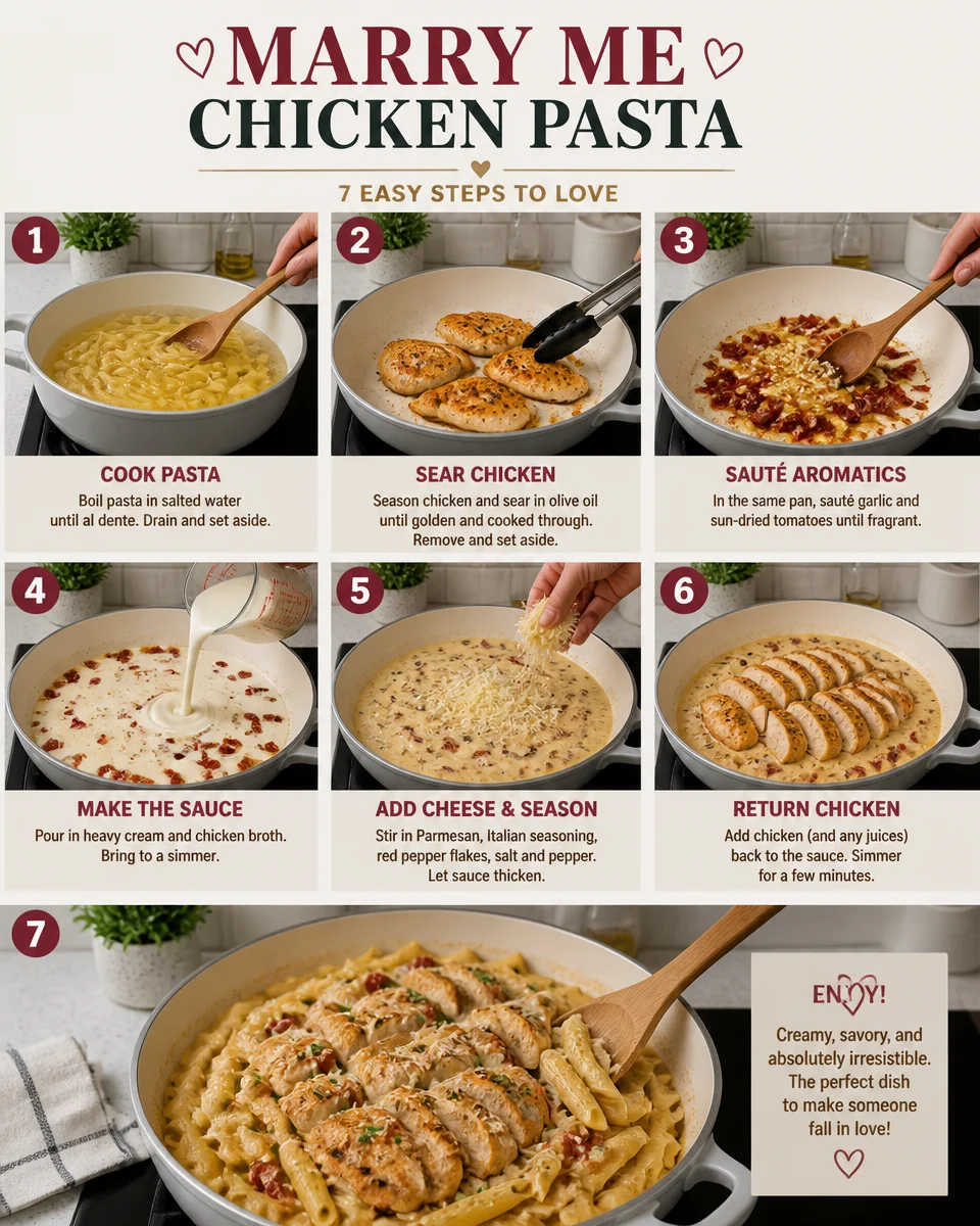 Marry Me Chicken Pasta (The Recipe Everyone's Talking About!)